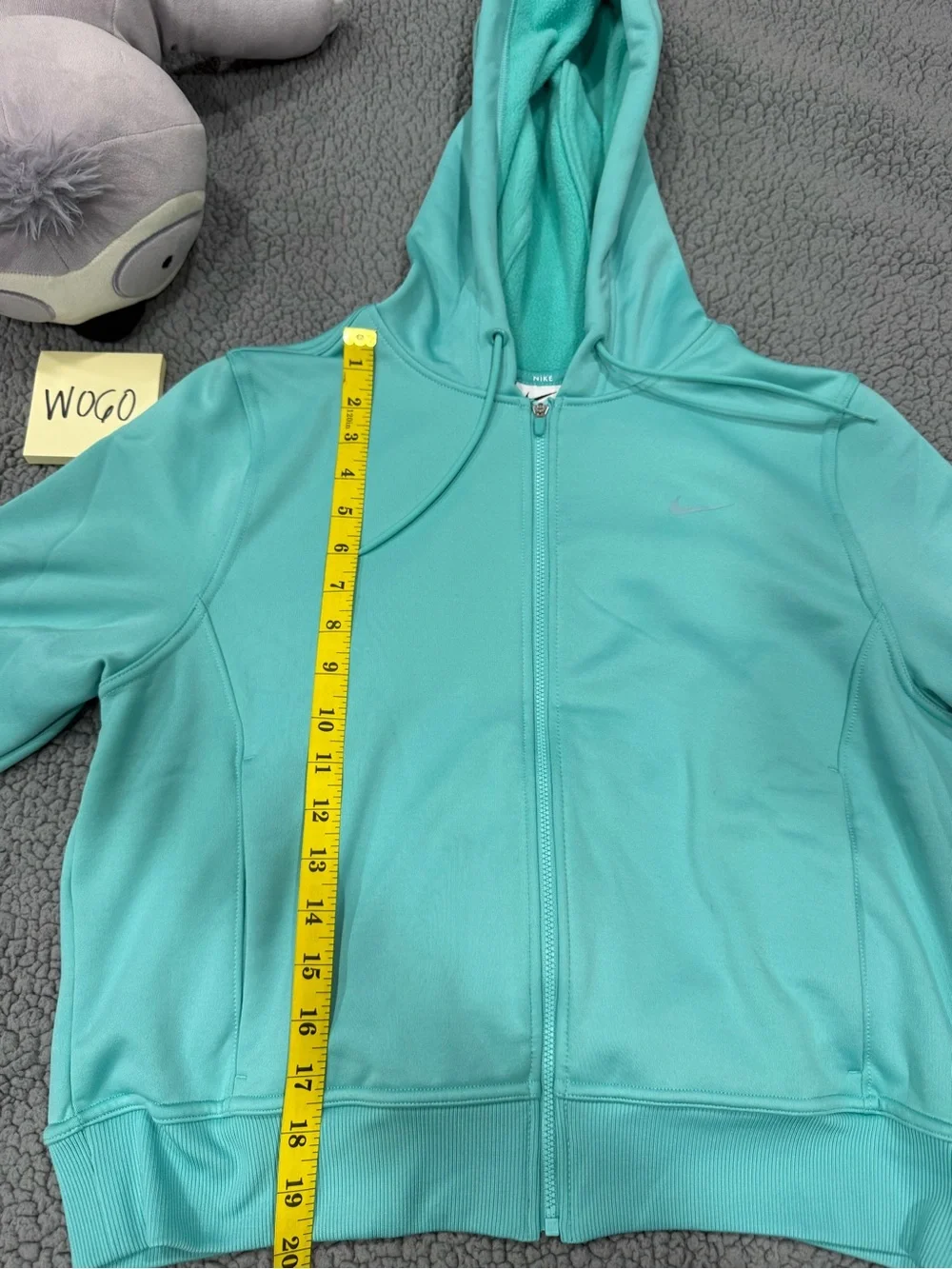 Nike Women's Teal Full-Zip Hoodie Jacket